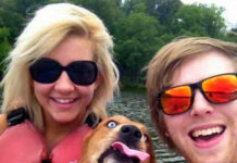 Loving Dog Photobombs Baby Portrait