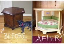 Creative Dog Lover Turns Old Dressers Into Customized, Cozy Dog Beds