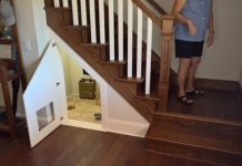 Lucky Dog Gets His Very Own Bedroom In The Tiny Space Under The Stairs